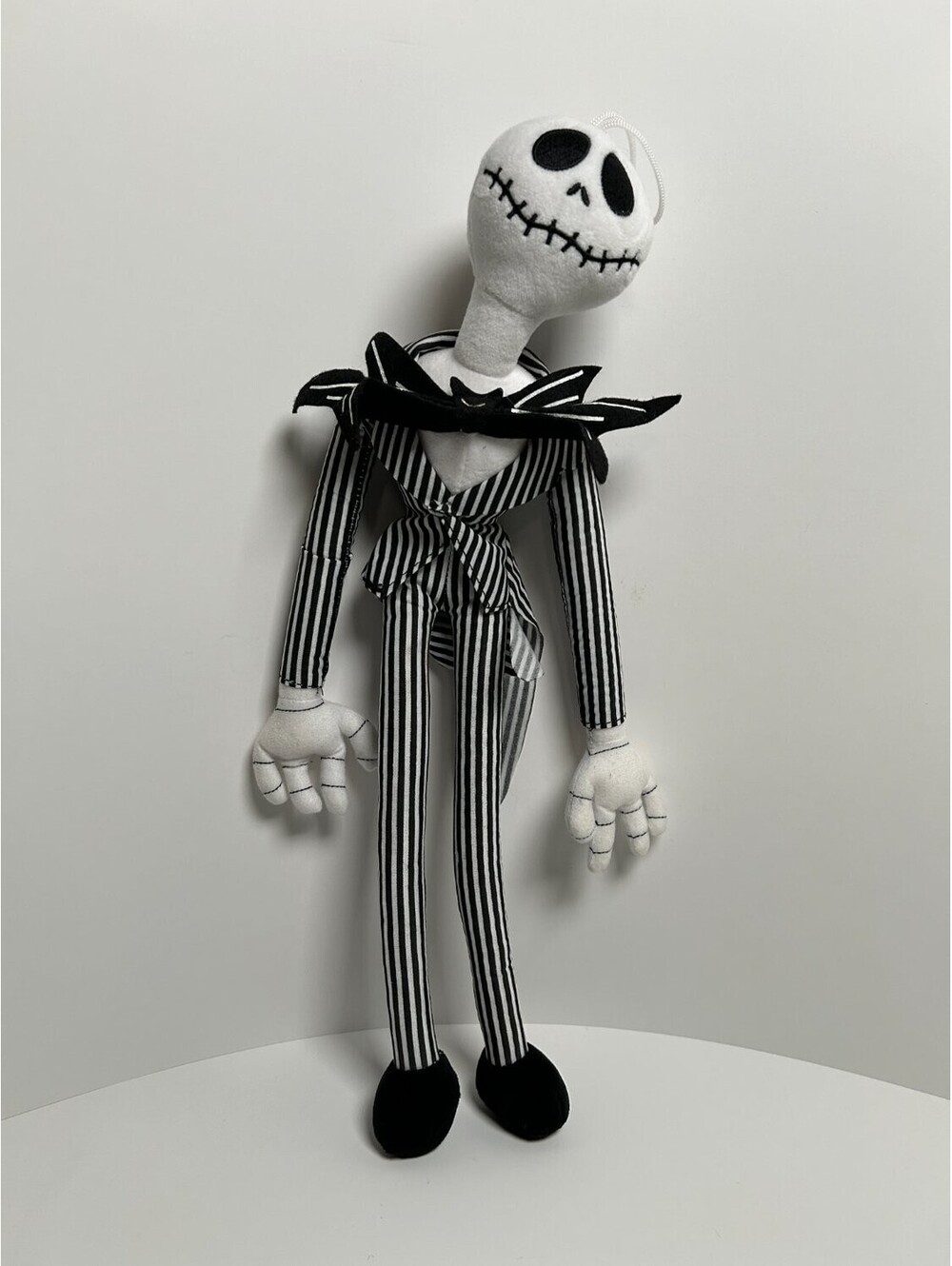 Disney The Nightmare Before Christmas Jack Skellington Plush Doll Black White